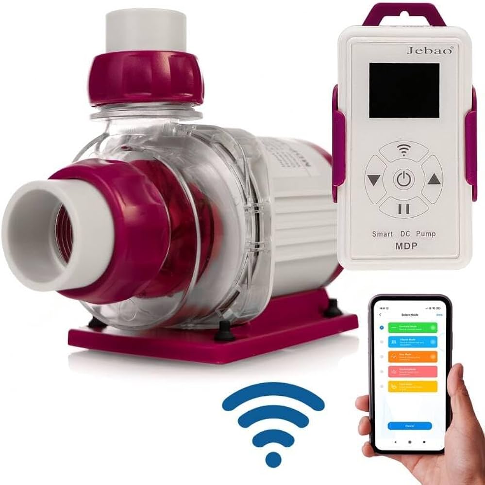 Jebao MDP Smart DC Pump with LCD Display Controller for Salt Water Tank