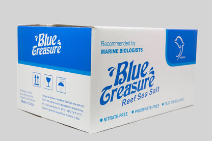 Blue Treasure Reef Sea Salt for Saltwater 20KG Carton | Marine Aquarium Tanks