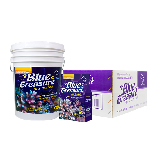 Blue Treasure SPS Sea Salt for Saltwater 20KG Bucket | Marine Aquarium Tanks