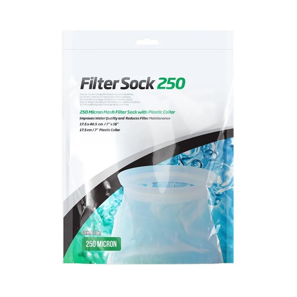 Seachem Filter Sock 250 Micron Mesh 17.5X40.5Cm / 7″X16″