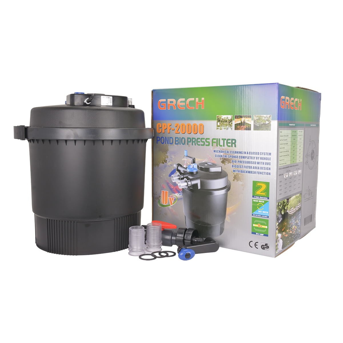 Sunsun Grech CPF 20000 Pond Filter with UV - Petsgool Online