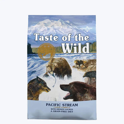 Taste of the Wild Pacific Stream Canine Formula Grain Free Adult Dry Dog Food - Smoked Salmon 5.6kg