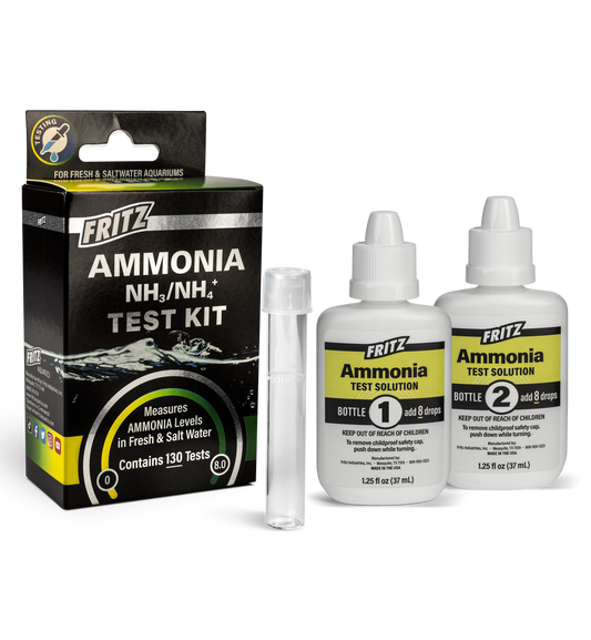 Fritz Aquatics Ammonia Liquid Test Kit (130 Tests)
