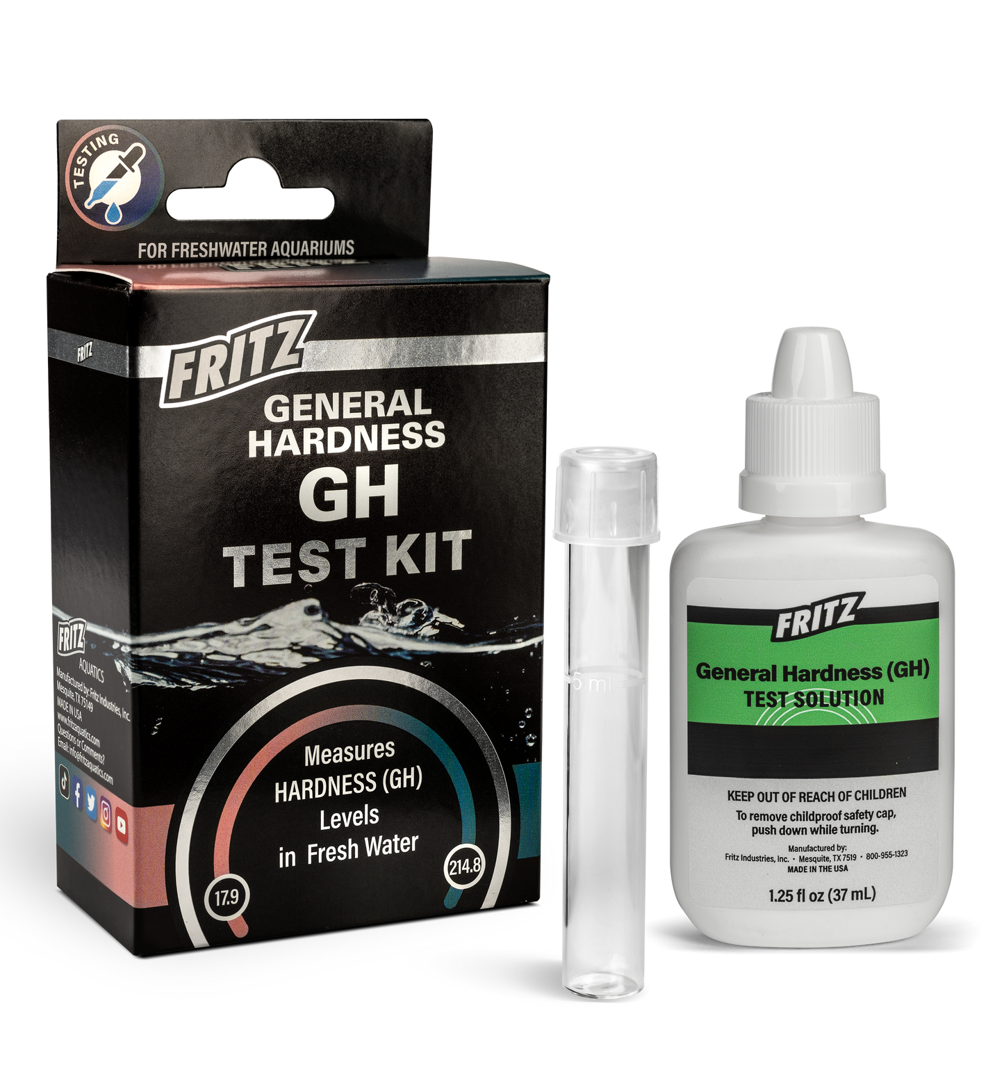 Fritz Aquatics gH Liquid Test Kit