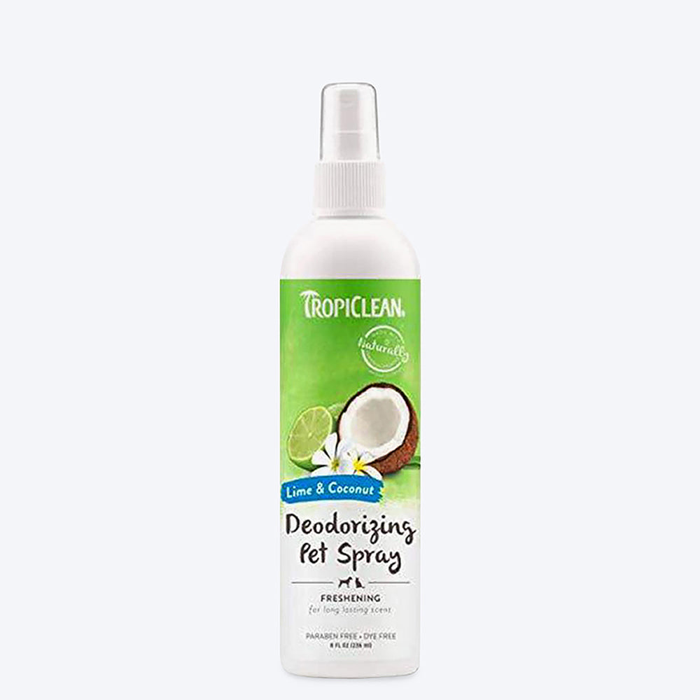 Tropiclean Lime & Coconut Deodorizing Pet Spray - Petsgool Online