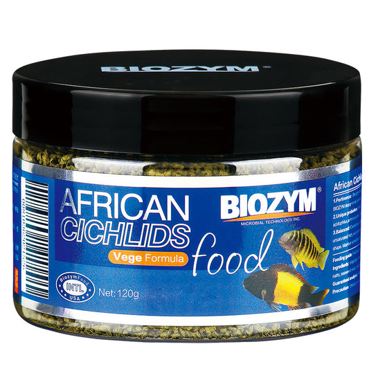 Biozym African Cichlid Vegetable Formula 120g - Petsgool Online