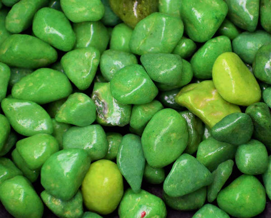 Neon Light Green Pebbles (25Kg bag)