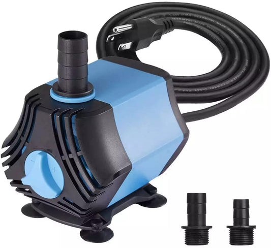 WATERBEAR T206 SUBMERSIBLE AQUARIUM WATER PUMP 3500L/H 60W WITH FLOW ADJUSTER - Petsgool Online