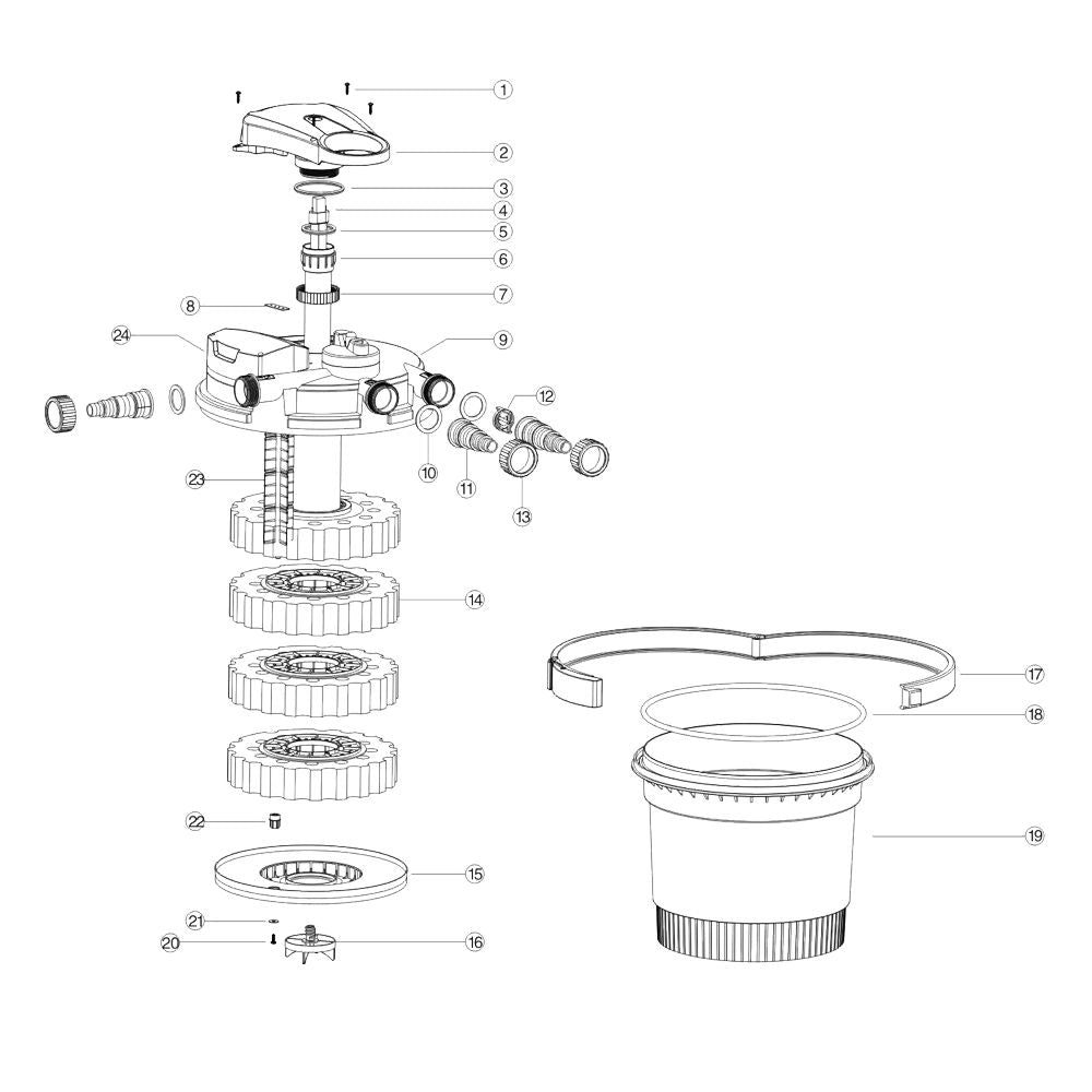 Sunsun CPA 5000 Pond Filter with UV - Petsgool Online