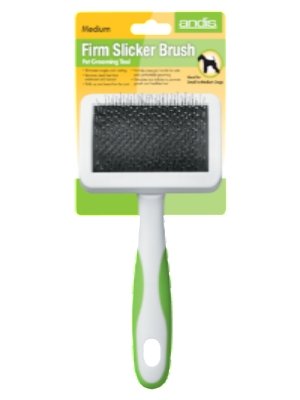 Andis Firm Slicker Brush, Lime Green - Petsgool Online