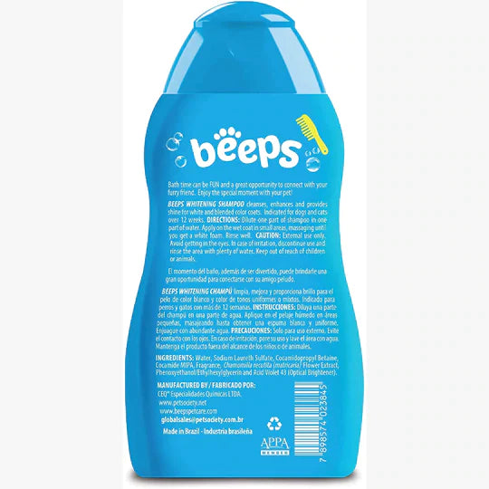 Hydra Beeps Whitening Shampoo, 502 ml - Petsgool Online