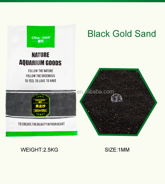 Greenosis Black Golden Sand (1-2mm)10kg