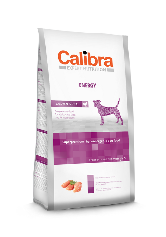 Calibra Dog Expert Nutrition Energy Chicken & Rice 12 kg - Petsgool Online