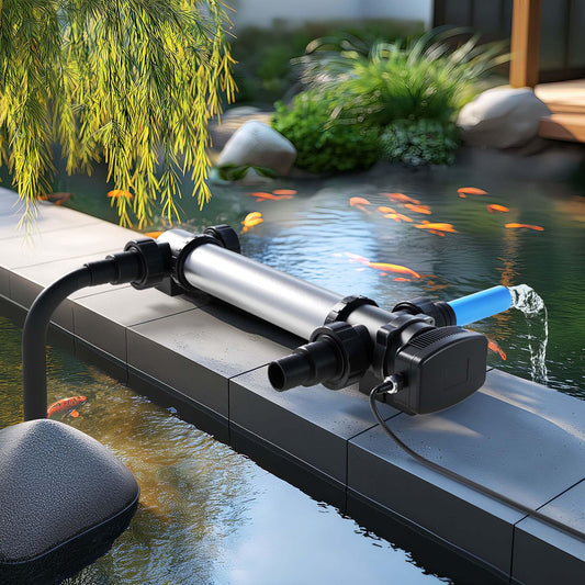 SunSun CUV-755 UV Sterilizer 55W | UV-C Clarifier for Aquariums & Garden Ponds (Up to 65,000L