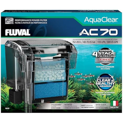Aqua Clear 70 Hang-On/Power Filter (up to 265 Litres) New- 19615