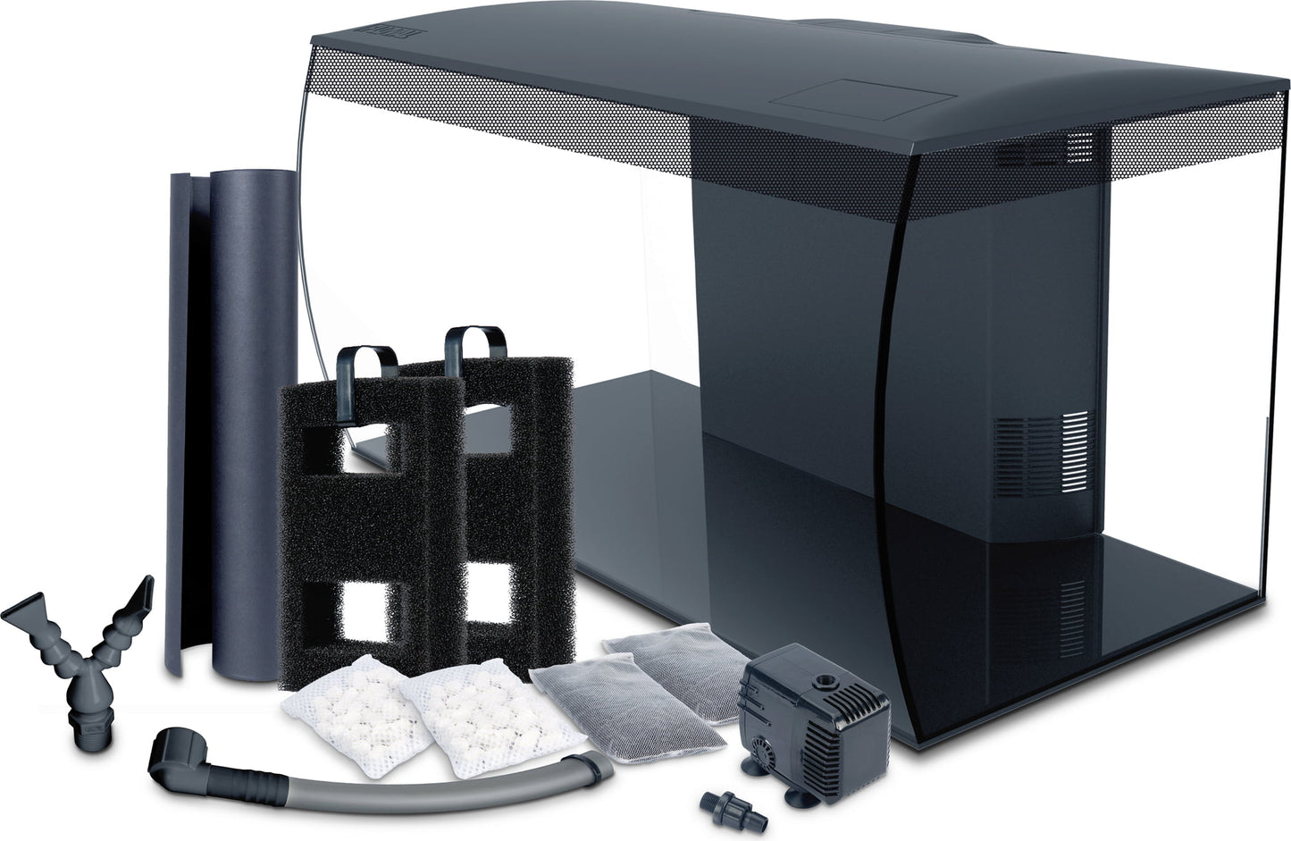Fluval Flex Aquarium Kit, 123L, Black