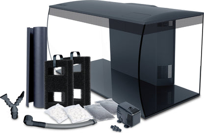 Fluval Flex Aquarium Kit, 123L, Black