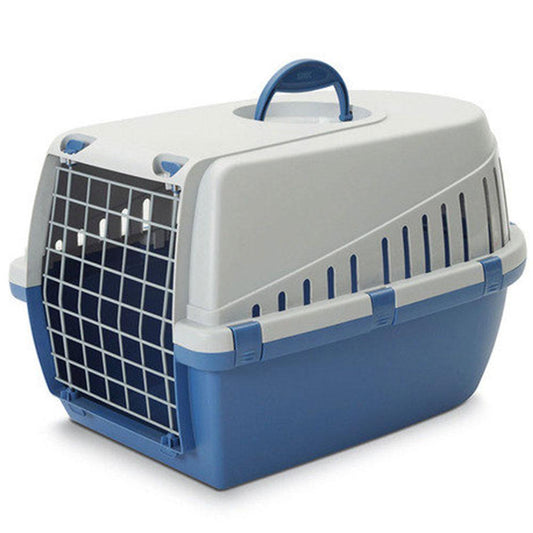 Savic Trotter 1 Pet Carrier, 19x13x12 inch, Nordic Blue - Petsgool Online