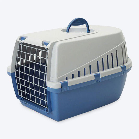 Savic Trotter 1 Pet Carrier, 19 x 13 x 12 inch, Atlantic Blue - Petsgool Online