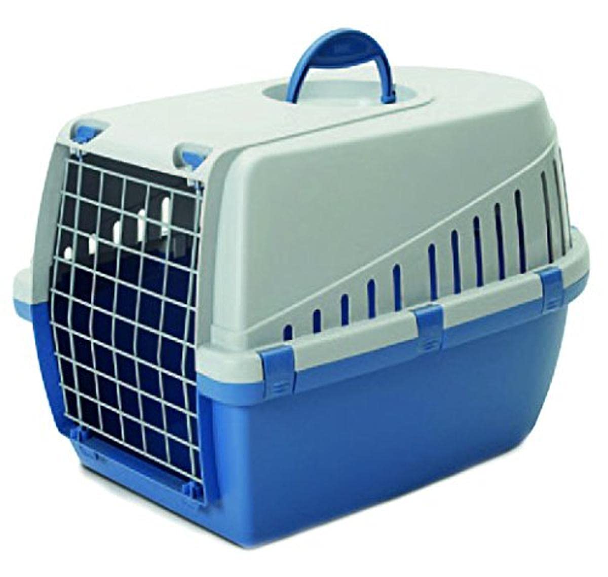 Savic Trotter 2 Pet Carrier, 22 x 15 x 13 inch, Atlantic Blue - Petsgool Online