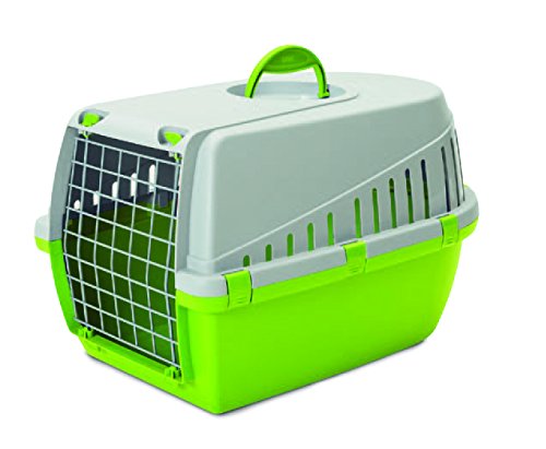 Savic Trotter 2 Pet Carrier, 22 x 15 x 13 inch, Lemon Green - Petsgool Online