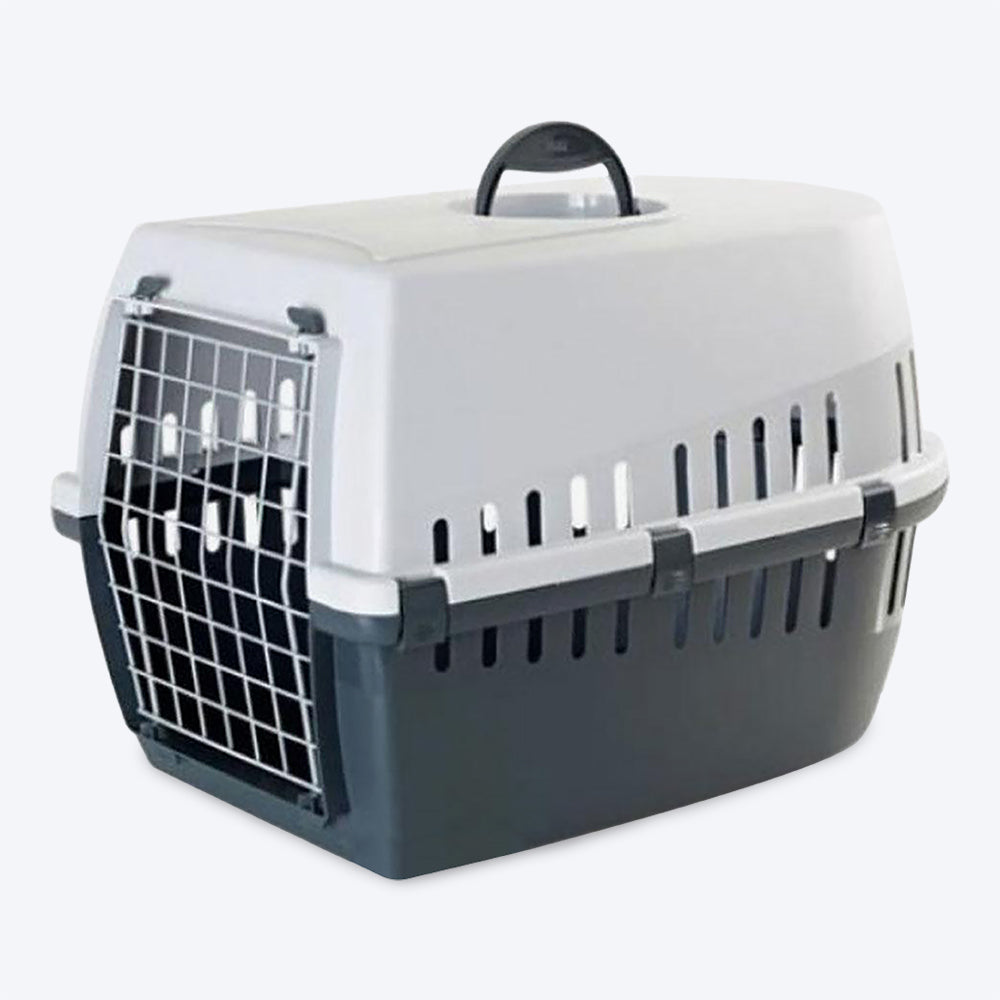 Savic Trotter 3 Pet Carrier, 24 x 16 x 15 inch, Dark Grey - Petsgool Online