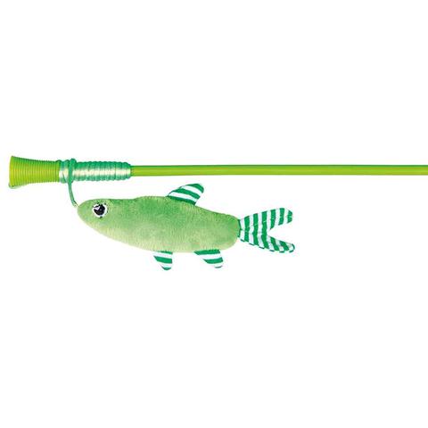 Trixie Playing rod with fish, plastic/plush, catnip, 42 cm - Petsgool Online