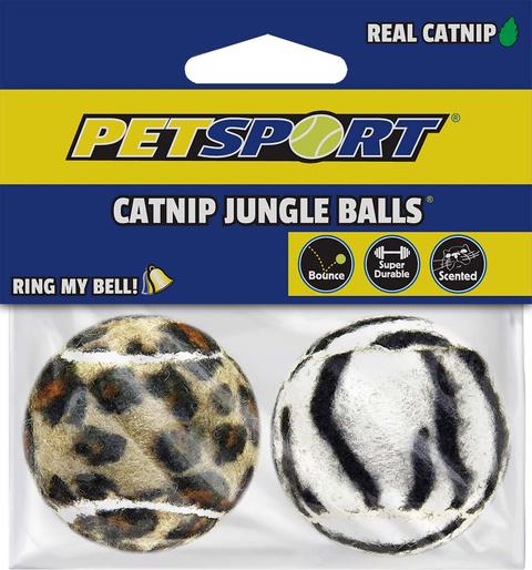 Petsport Catnip Jungle Balls 2PK, 4 cm - Petsgool Online