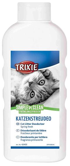 Trixie Simple'n'Clean cat litter deodorizer, spring fresh, 750 g - Petsgool Online