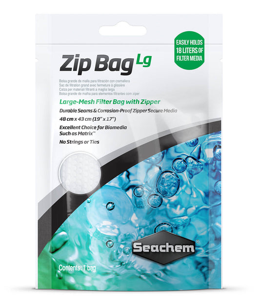 Seachem Zip Bag Large 19inx17in - Petsgool Online