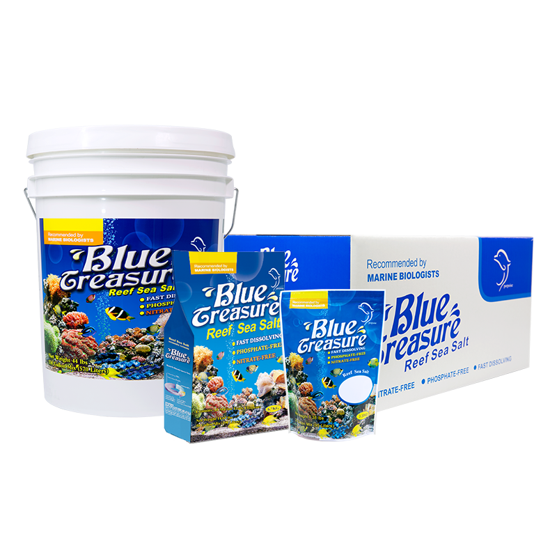 Blue Treasure Reef Sea Salt for Saltwater 20KG Carton | Marine Aquarium Tanks