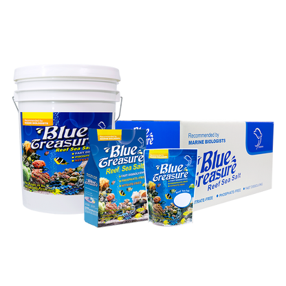 Blue Treasure Reef Sea Salt for Saltwater 20KG Carton | Marine Aquarium Tanks