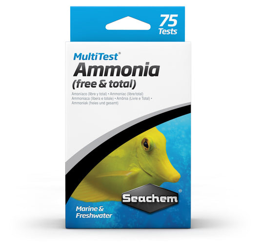 Seachem MultiTest: Ammonia 75 Tests
