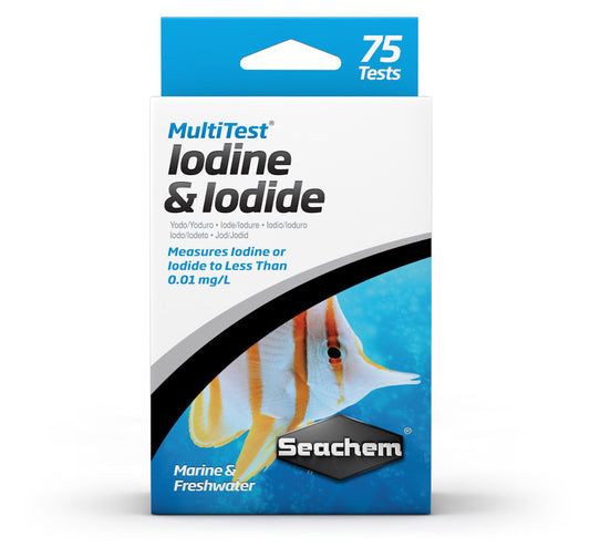 Seachem MultiTest: Iodine & Iodide 75 Tests