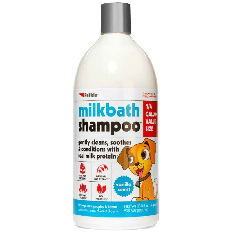 Petkin Milkbath Shampoo - Petsgool Online