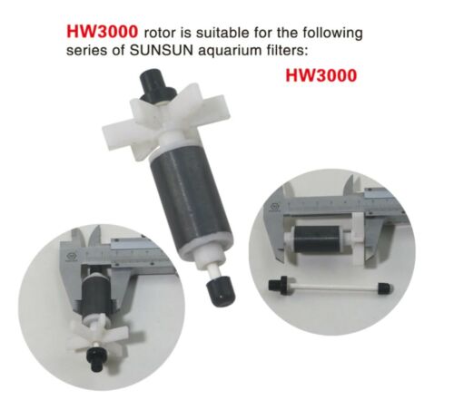 Sunsun HW 3000 Ex Filter Impeller (Spare) - Petsgool Online