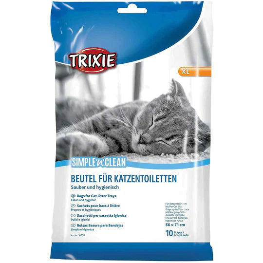 Trixie 'Simple'n'Clean Bags for Cat Litter Trays, 10 pcs - Petsgool Online