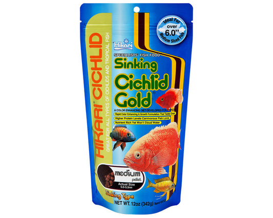 Hikari Cichlid Gold Sinking Medium 342gm - Petsgool Online