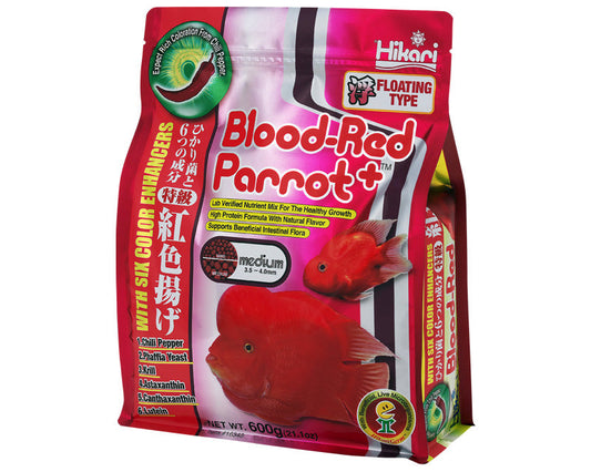 Hikari Blood Red Parrot+ Medium 600gm - Petsgool Online