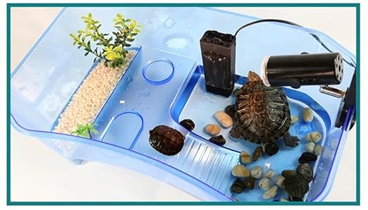 Nomoypet NX-11L Open Turtle Tank Blue 60 * 36 * 20 cm